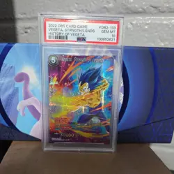 PSA 10 ⭐ Vegeta Strength of Legends History Promo Card Super DBS DBZ Z Heroes - Image 1