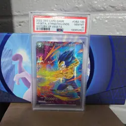 PSA 10 ⭐ Vegeta Strength of Legends History Promo Card Super DBS DBZ Z Heroes - Image 2