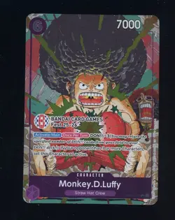 One Piece English OP07-073 Monkey D Luffy Bandai Card Games Fest 25-26 - Image 1