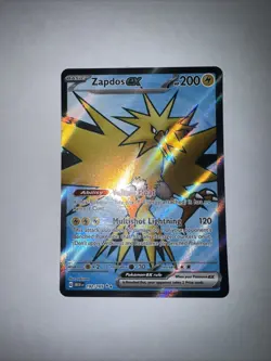 Pokemon TCG Zapdos EX 192/165 Scarlet & Violet Holo Card - Image 4