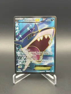 Pokemon TCG 2015 XY Primal Clash Sharpedo EX #152 Full Art Card - Image 1
