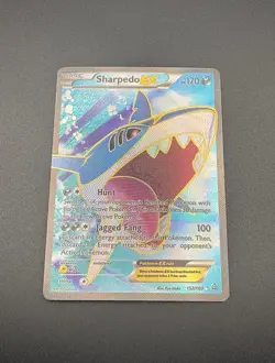 Pokemon TCG 2015 XY Primal Clash Sharpedo EX #152 Full Art Card - Image 3