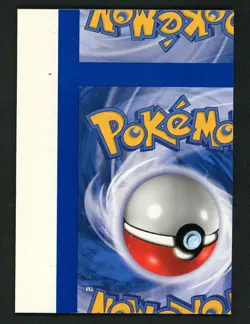 Pokemon English Blank Misprint NFC Cards Front Blank Back Miscut #1 - Image 1