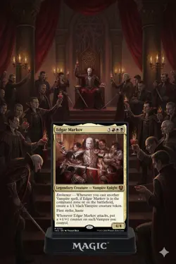 EDGAR MARKOV - EDH COMMANDER DECK Magic the Gathering MTG 100 cards - VAMPIRES - Image 1