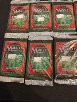 18x MTG Vintage Booster Packs ⭐Homelands ⭐ Fallen Empires ⭐ 4th Ed All Sealed! - Image 2
