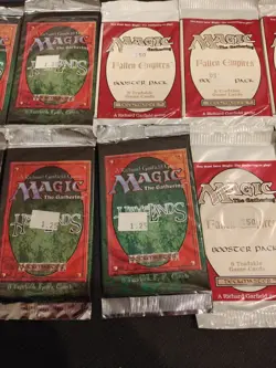 18x MTG Vintage Booster Packs ⭐Homelands ⭐ Fallen Empires ⭐ 4th Ed All Sealed! - Image 3