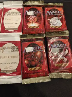 18x MTG Vintage Booster Packs ⭐Homelands ⭐ Fallen Empires ⭐ 4th Ed All Sealed! - Image 4