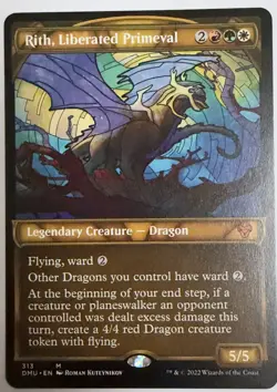 RITH, LIBERATED PRIMEVAL #313 MTG Magic DOMINARIA UNITED - Image 1
