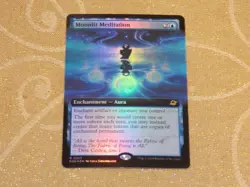 MTG FOIL Ext Art Moonlit Meditation x1 Rare Edge of Eternities NM Low S&H - Image 1