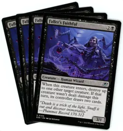 x4 Faller's Faithful - 0100 - Edge of Eternities - MTG - NM Ships Now - Image 1
