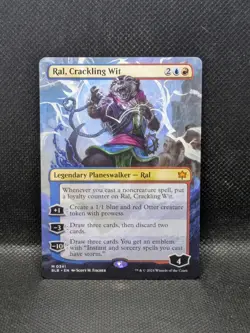 Ral, Crackling Wit Borderless - 341 - M - MTG: Bloomburrow - Regular - Image 1