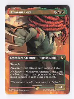 Amarant Coral (Borderless) 0457 (R) MTG Commander: FINAL FANTASY (FIC) - Image 1