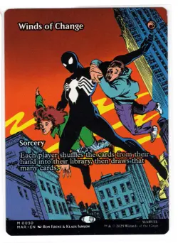 MTG Winds of Change (Borderless), Marvel Universe Eternal (MAR) Magic Near Mint - Image 1