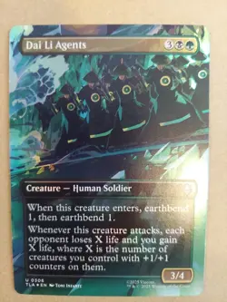 Dai Li Agents U Borderless Foil #306 | TLA Avatar: The Last Airbender | MTG - Image 1