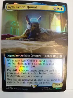 Rex, Cyber-Hound (Extended Art) Universes Beyond: Fallout Foil - Image 1