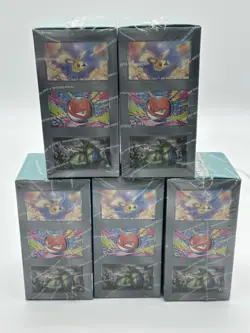 #1 Lot of (5) Pokemon Korean sv9 Battle Partners Booster Boxes Sealed - Image 2