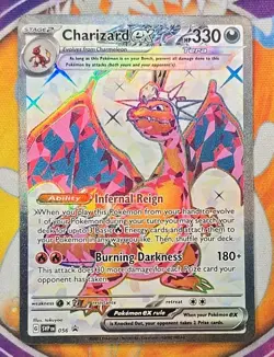🔥Pokemon Charizard Base Set 004/102 Holo Rare English Card obsidian flames👍📈 - Image 1