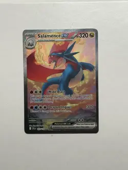 Pokemon Salamence ex EX Holo Stage 2 320 HP SV09 Journey Together 187/159 - Image 1