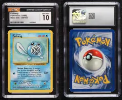 Poliwag Pokemon Base Set CGC 10 Gem Mint 1999 - Image 3