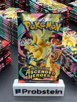 Lot of (300) Pokemon TCG Mega Evolution Ascended Heroes Booster Packs SEALED - Image 2