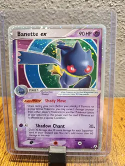 Banette EX 85/92 Legend Maker Holo Near Mint + w/ Swirl Pokemon TCG Never Played - Image 1
