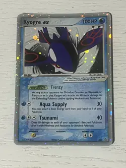 Pokemon Kyogre ex 037 Holo Promo EX 100 HP Card 2006 Nintendo - Image 1