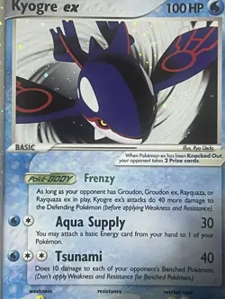 Pokemon Kyogre ex 037 Holo Promo EX 100 HP Card 2006 Nintendo - Image 3