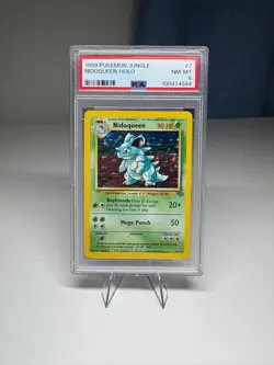 Nidoqueen 07/64 Jungle Holo PSA 8 Graded Pokemon Card - Image 1