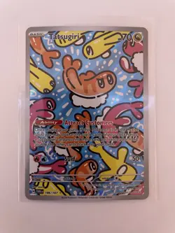 Pokemon Tatsugiri Sv06 Twilight Masquerade Illustration Rare 186/167 Holo 70HP - Image 1
