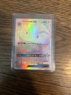 2018 Pokemon Sun & Moon - Celestial Storm Rainbow GX Electrode #172 5jq - Image 1