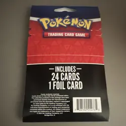 Pokemon Trading Card Game Pack 25 Cards Rayquaza Foil MJ Holding 2024 - Image 2