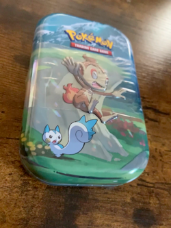 Pokemon TCG Sinnoh Stars Mini Tin 2 Booster Packs 1 Coin 1 Art Card *NEW* - Image 2