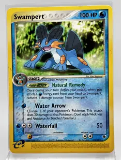 Swampert 23/109 Pokemon Card 2003 e-series Ruby & Sapphire LP - Image 1
