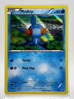 Mudkip XY38 Holo Pokemon Card Black Star Promo 2014 LP - Image 1