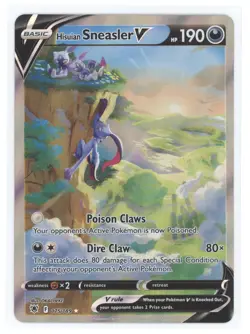 2022 Pokemon SWSH Astral Radiance Hisuian Sneasler V Rare Ultra #175/189 - Image 1