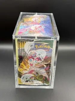 Auction #2 Pokemon TCG SWSH Evolving Skies Booster Box SEALED w/Acrylic - Image 3