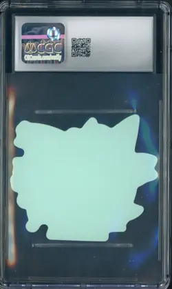 2019 Pokemon Stickers Pt. 4 B Side Label Gengar CGC 9 MINT - Image 2