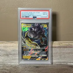 Pokemon TCG SM Black Star Promo Raikou GX SM121 PSA 8 NM-MT Holo Graded - Image 1