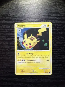 Pokemon TCG: 2010 HGSS Black Star Promo Pikachu HGSS03 NM - Image 1