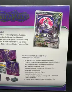 Pokemon Scarlet & Violet Base Set Elite Trainer Box - Miraidon [FACTORY SEALED] - Image 4