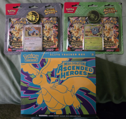 Pokemon Ascended Heroes ETB Elite Trainer Box NEW & SEALED rip on side see below - Image 1