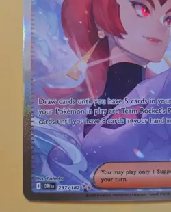 Pokemon TCG Destined Rivals Team Rockets Ariana Trainer Full Art - Image 2