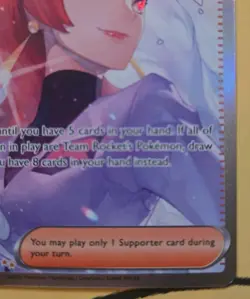 Pokemon TCG Destined Rivals Team Rockets Ariana Trainer Full Art - Image 3