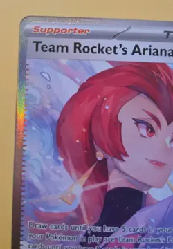 Pokemon TCG Destined Rivals Team Rockets Ariana Trainer Full Art - Image 4