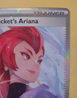 Pokemon TCG Destined Rivals Team Rockets Ariana Trainer Full Art - Image 5