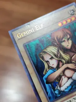 Yu-Gi-Oh! TCG X1 Gemini Elf - LART-EN039 - LP! - Ultra Rare - Promo Lost Art - Image 2