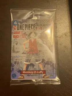 Bandai One Piece CCG Monkey.D.Luffy US Voyage College Basketball Promo P-055 - Image 1