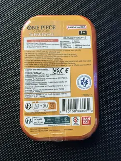 One Piece Tin Pack Set Vol 2 | TS-02 OP-13 Factory Sealed Portgas.D.Ace 2 Packs - Image 2