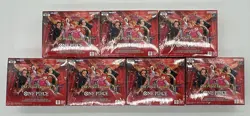 Lot of (7) One Piece TCG Heroines Edition Booster Box Factory Sealed EB-03 - Image 1