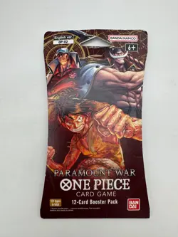 Lot of (25) One Piece TCG English OP-02 Paramount War Sleeved Booster Packs - Image 2